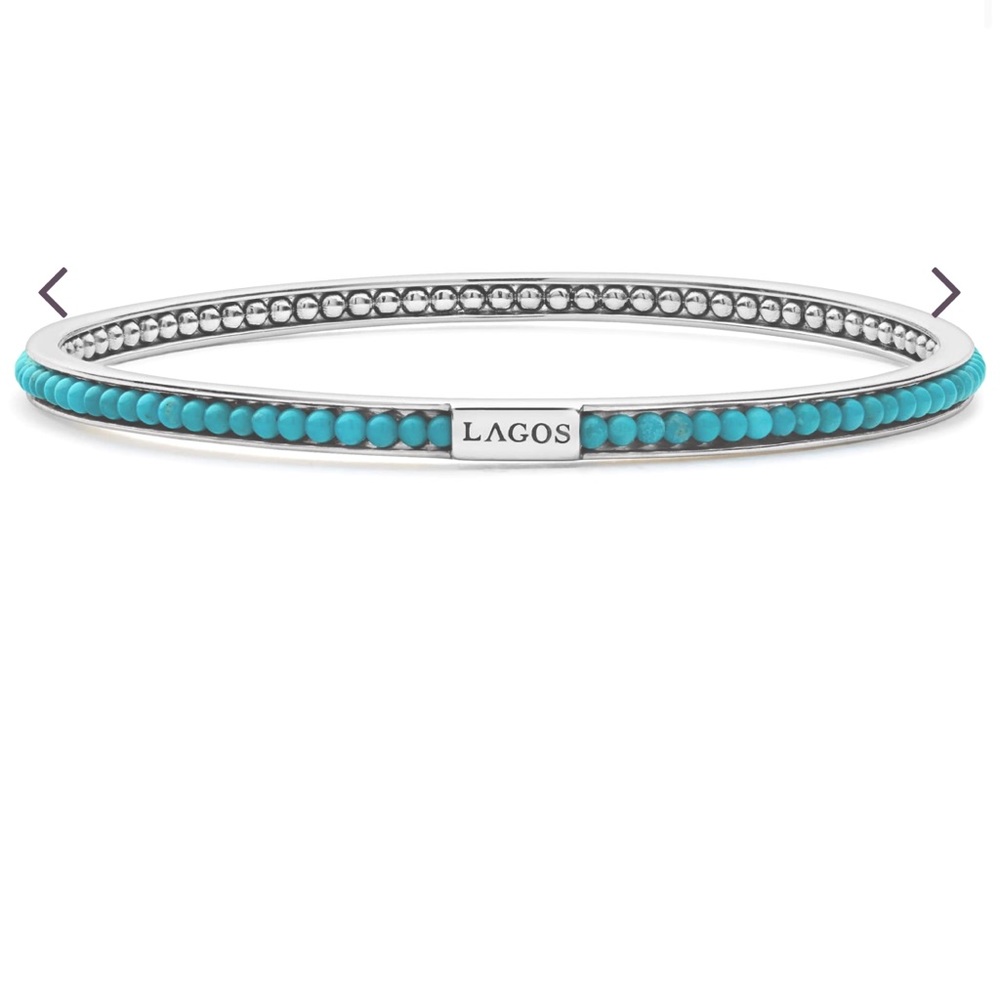 LAGOS Gemstone Bangle Bracelet Turquoise